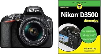 Nikon D3500 + AF-P 18–55 Non VR Kit - Black & Nikon D3500 For Dummies