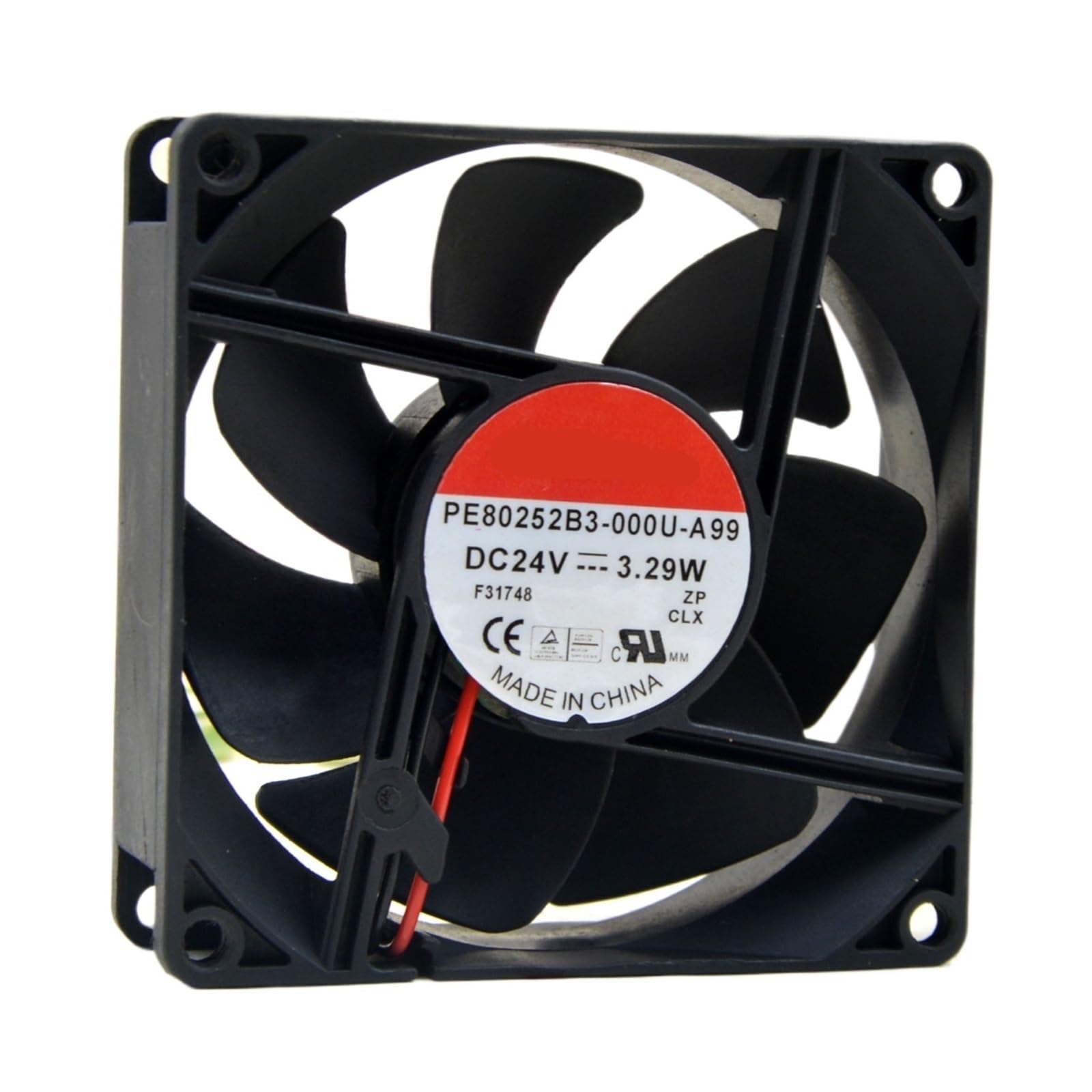 CZVJUKBYP PE80252B3-000U-A99 24V 3.29W 8025 80x80x25mm Cooling Fan