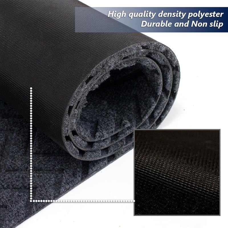 Miniatura 5 de Alfombra de pasillo de goma antideslizante de 2 x 6 pies, tamaño personalizado, alfombra larga resistente para entrada, cocina, garaje, escaleras,