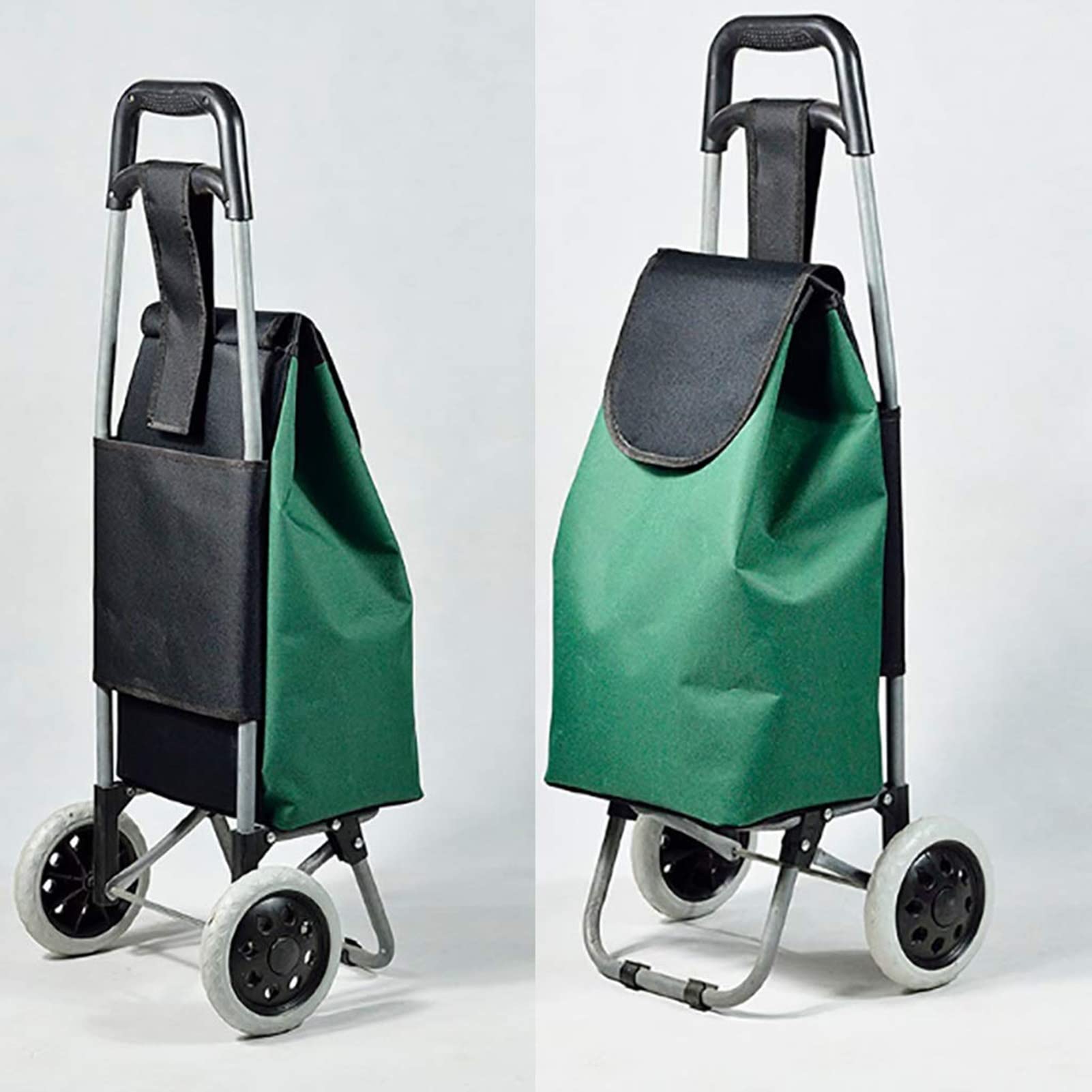 Borsa Pieghevole Per Carrello Della Spesa - Oxford Impermeabile 40L Rossa - Foto 10