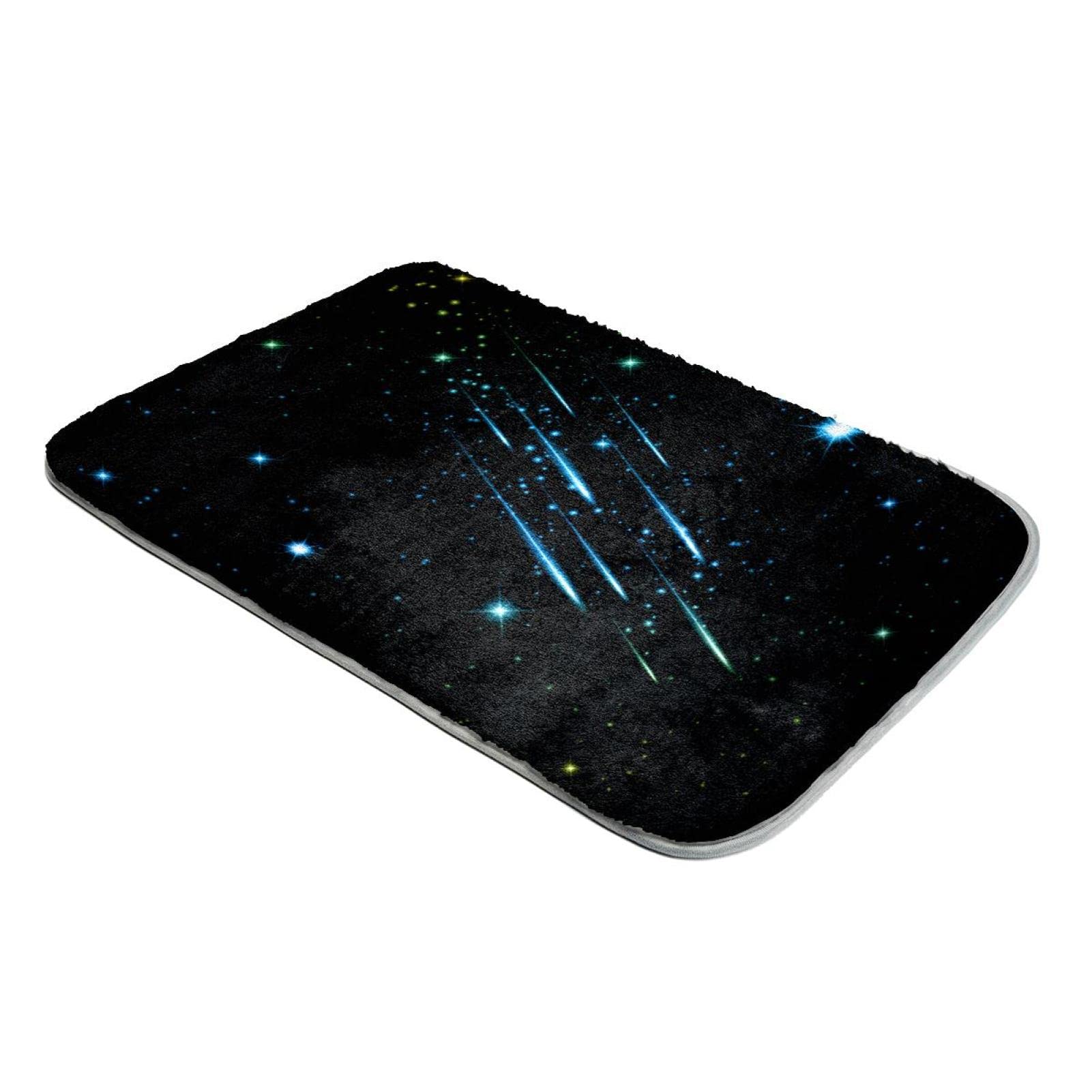 Tapis à poils longs ciel nocturne en fausse fourrure douce pour chambre enfant
