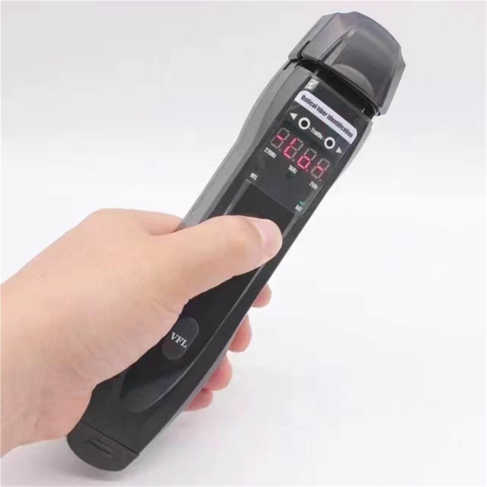 Identificador de Fibra óptica con localizador Visual de fallas VFL de 10 MW Integrado, identificador de Fibra óptica Activo Nk411(1pcs)