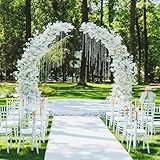 PortoAlegre Rosenbogen Metall Gartenbogen Freistehend Stabil Rankbogen Rosenhilfe Rankhilfe...