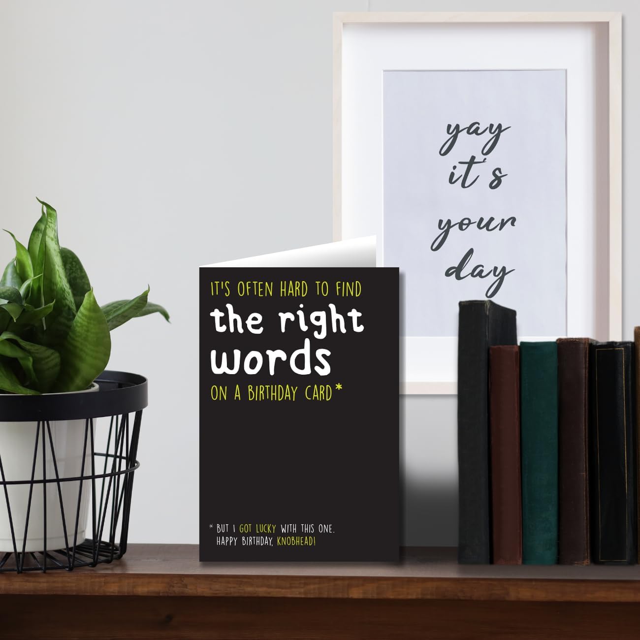 Seriously Just Kidding, Words, Birthday, Birthday Card, 124x176mm