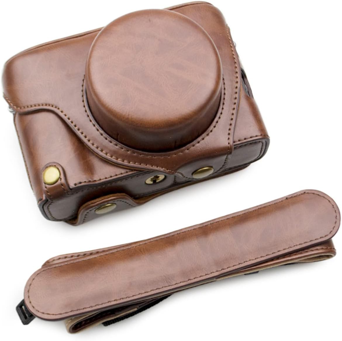 Fuji X100V Case Bag, MUZIRI KINOKOO PU Leather Case for Fujifilm X100V