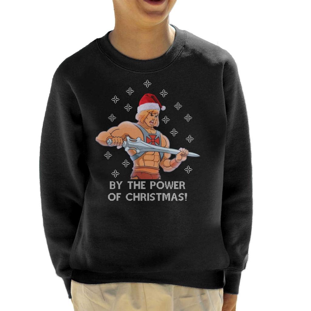 Cloud City 7 He Man by The Power of Christmas Kid's Sweatshirt Black
