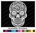 OSMdecals - Sugar Skull Sticker Version 38 - Day of the Dead Vinyl Wall Home Decor Car Window Decal Sticker