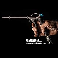 Vista 7 de Capri Tools - CP21350 Windstorm EX pistola de aire de alto rendimiento con flujo de aire ajustable y boquilla extensible