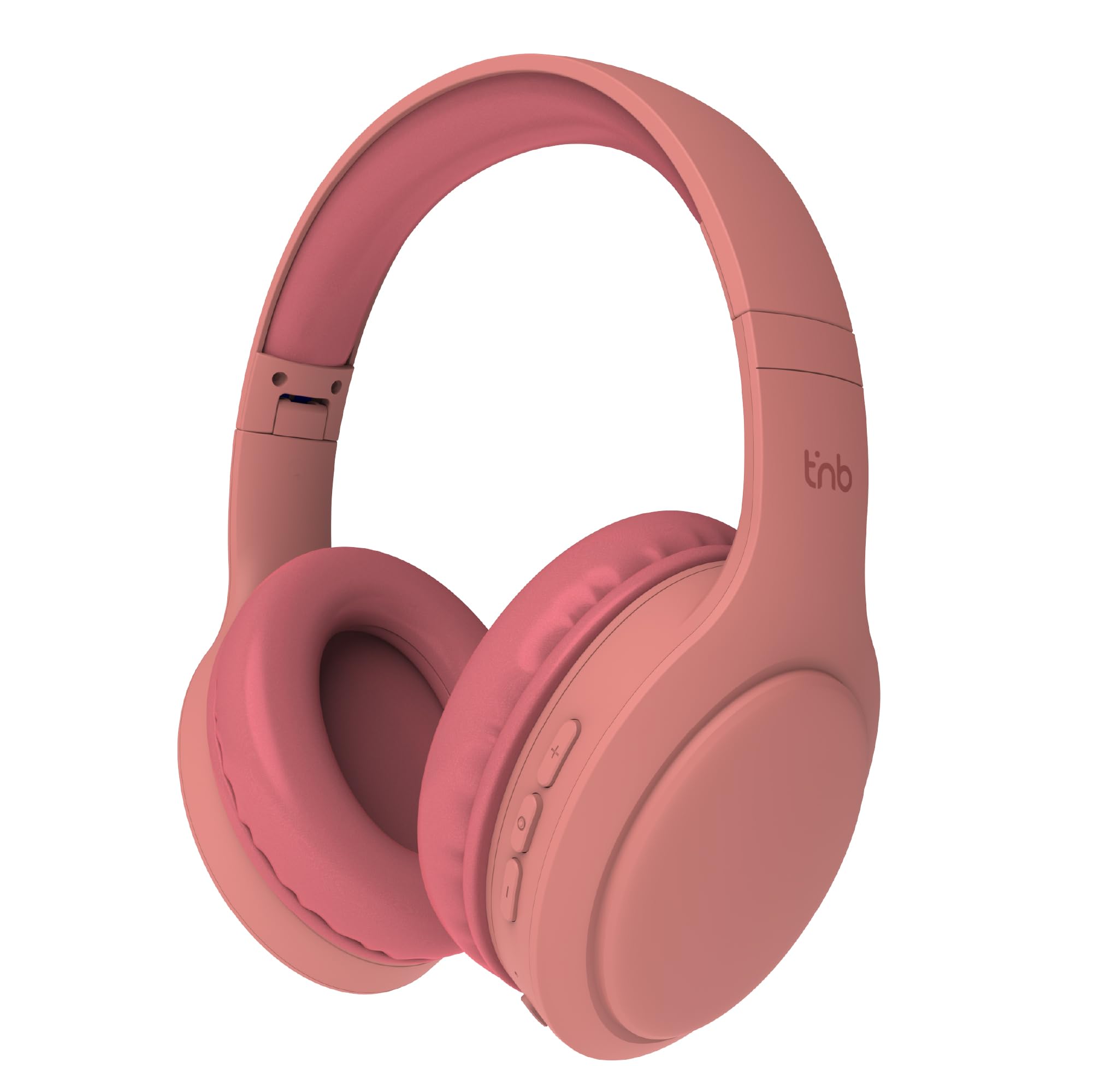 T'nB - Cuffie Bluetooth Attivo Tonality Riduzione Del Rumore, Bluetooth 5.1, Autonomia 32H ANC 42H senza ANC, Microfono Integrato, Jack 3,5 Mm e USB-C, Pieghevole - Blu Nebbia
