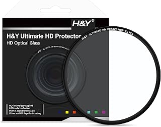 H&Y レンズ保護フィルター 72mm アルティメットHD プロテクター 保護用 ねじ込み式 反射率0.1% 高平面度 薄枠 ローレット加工 帯電防止 防汚 撥水 防傷 UL72