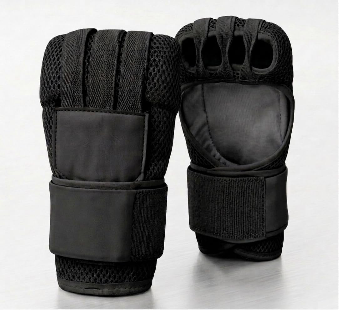 alpas Fast Wraps Boxbandagen - Quick Wrap Innenhandschuhe mit Knöchelschutz - Boxbandagen für Boxen, MMA, Muay Thai & Fitness - Schnelles Anziehen - mit Handgelenksbandage