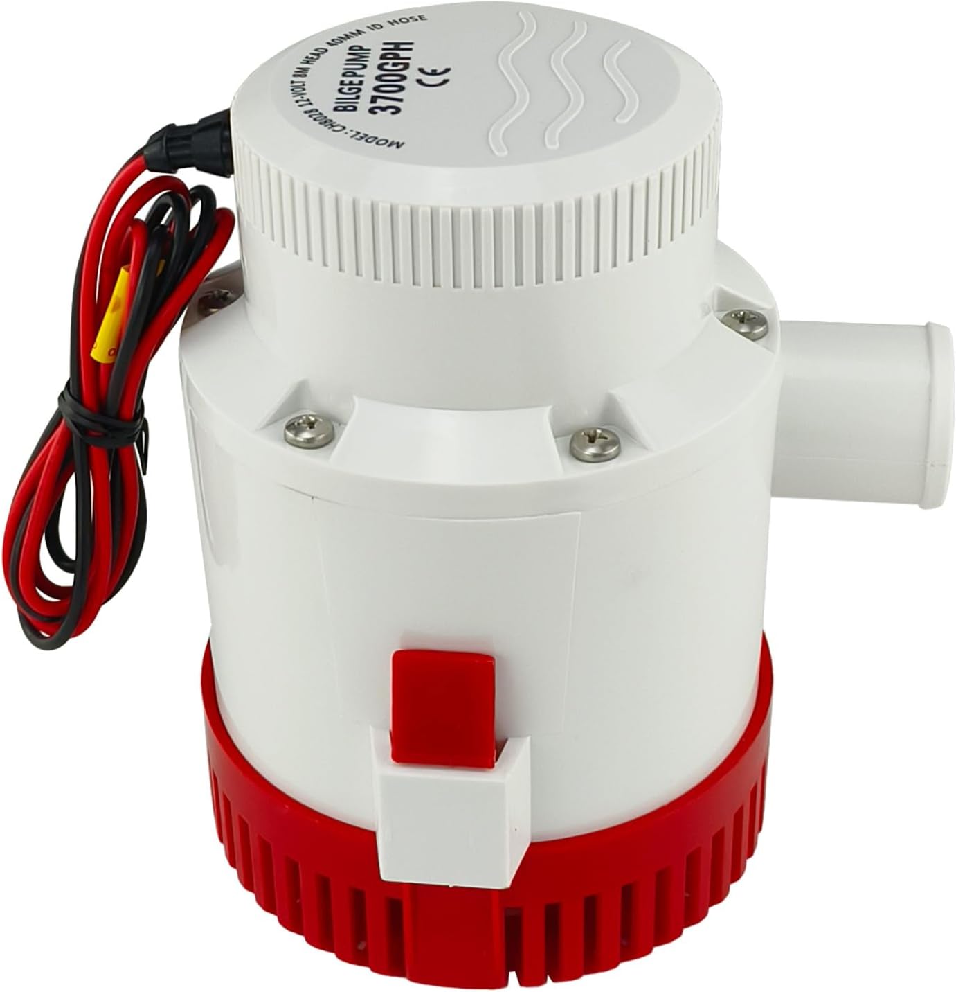 Automatic Submersible Bilge Pump 3700 GPH 12 Volt for Marine Boats, Yachts, Vessels
