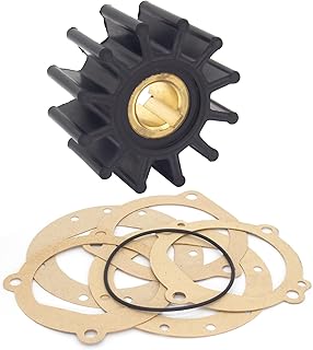 QuickMarine 87217K Raw Sea Water Pump Repair Kit for OMC Cobra SX Belt Stern Drive 3.0-8.2 L Keyed Shaft Boat Engine Cooling Pump
