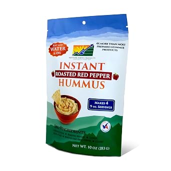 Mother Earth Products Instant Roasted Red Pepper Hummus