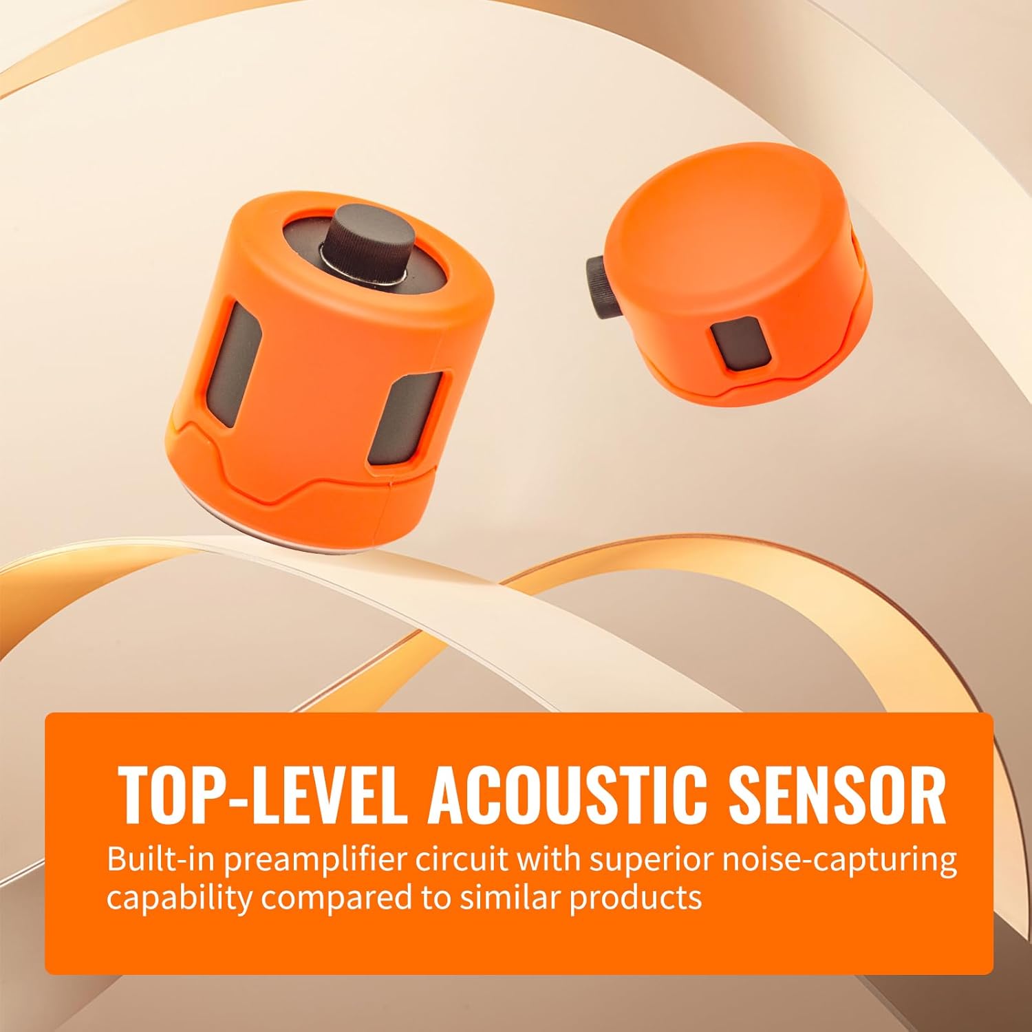 PQWT Underground Water Leak Detectors for Home PQ125A Indoor Wall Pipe Water Leakage Detection with Touchscreen Earphone and Carrying Case Multi Sensor Acoustic Pipeline Sound Intensifier
