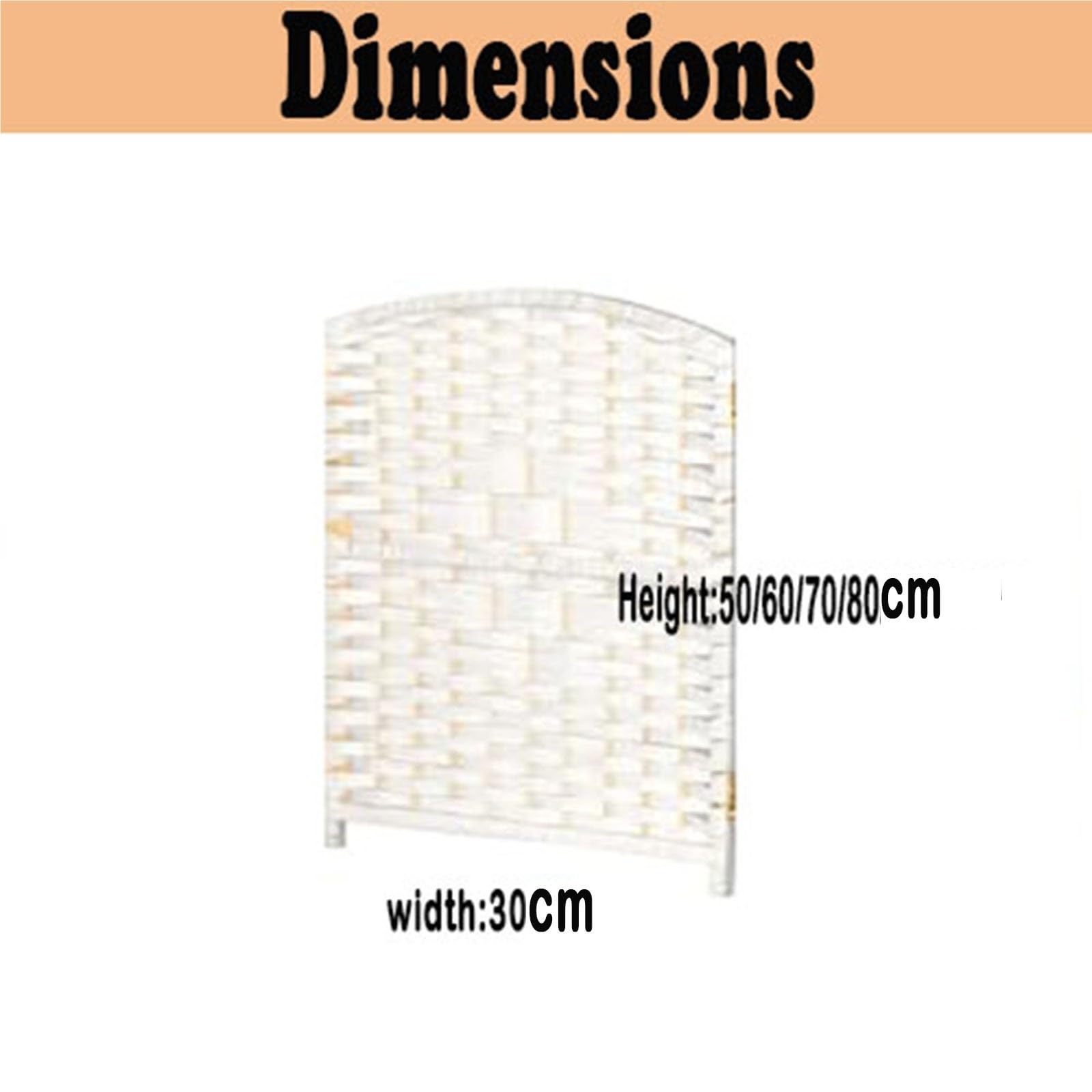 Woo Divisorio Sn 468 Pannello Pieghevole Privacy Divisore Interno per Cameretta dei Bambini Infermiere 30 x 80 cm Set 5 Pezzi Separatore Spazio