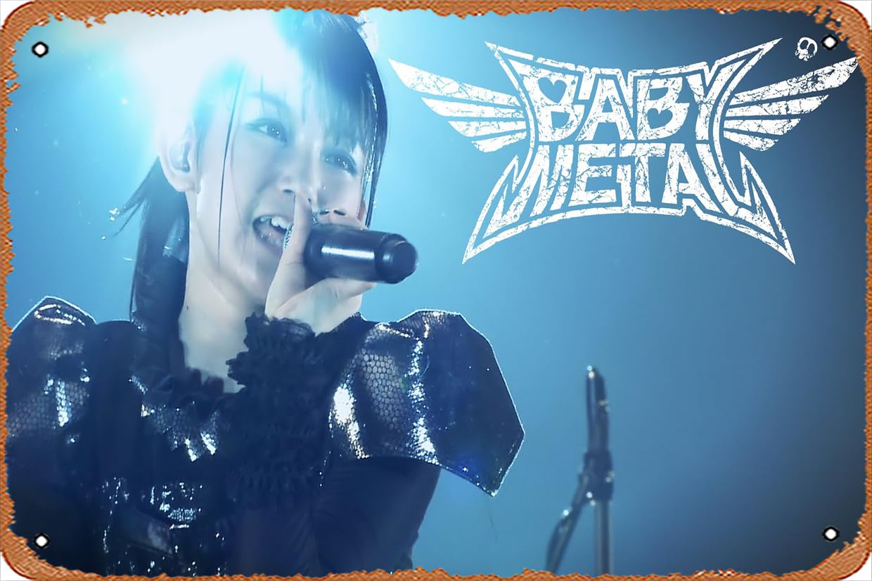 Baby Metal Wallpaper HDOfficial Music Video – The album BABYMETAL – OUT NOW – YouTube Retro Metal Sign for Garden Club Outdoor Indoor Home Wall Decorative 8x12 inch
