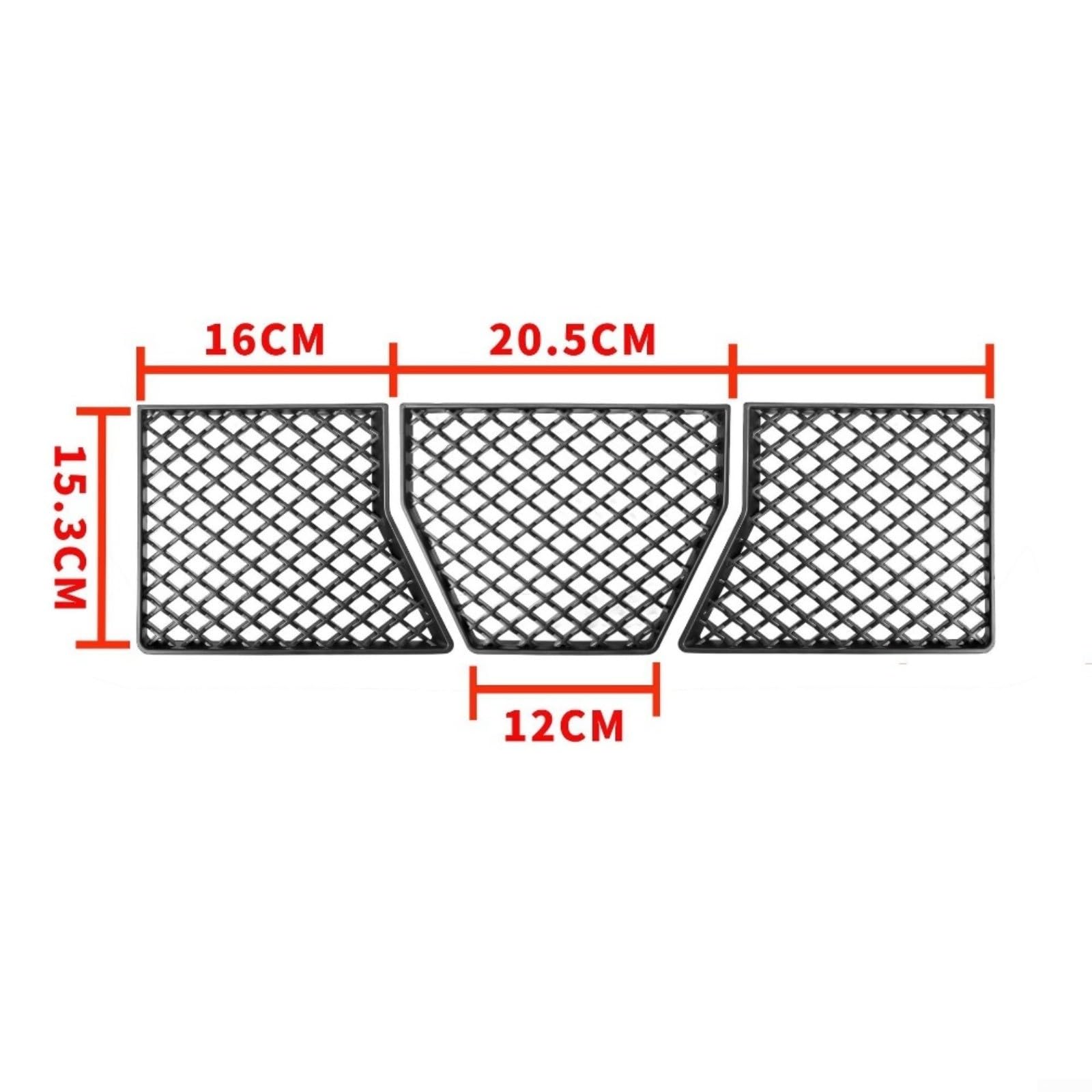 Protector de malla inferior de parachoques delantero de 5 piezas, para BMW G87 M2 (2023-2025), plástico negro brillante, pantalla deportiva de insectos con aspecto de carbono (negro mate)