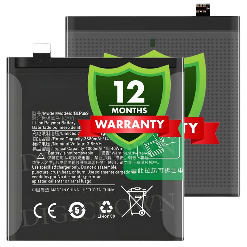 Image of Original BLP699 Battery Compatible for OnePlus 7 Pro (GM1910, GM1911, GM1913, GM1915, GM1917) - (4000mAh) - 1 Year Warranty