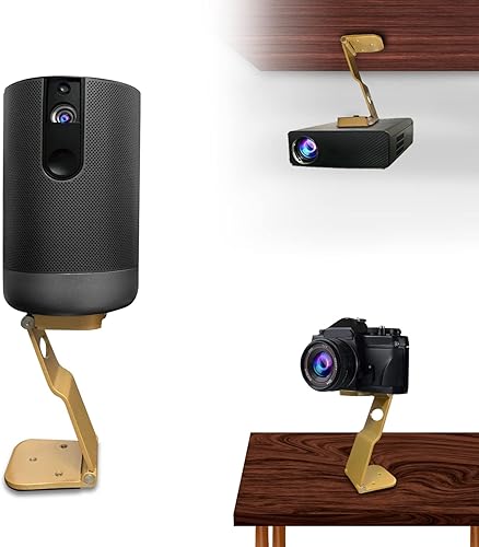Soporte de proyector plegable para proyector móvil montaje de pared y montaje en techo soporte universal ajustable para proyector para hogar