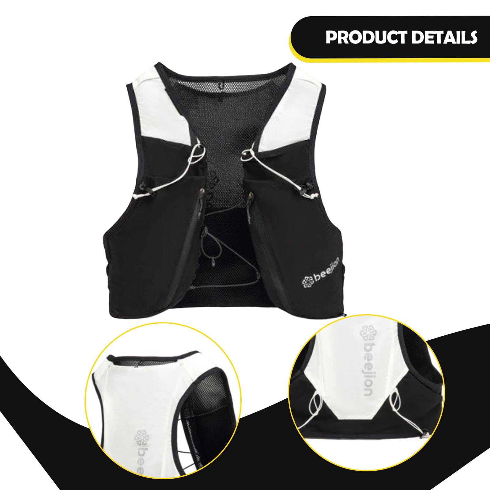 Gilet Running Zaino Idratazione Zaino Sportivo Zaino Ultraleggero Multitasca Nylon Traspirante Adatto a Trail Running Ciclismo Arrampicata Escursionis