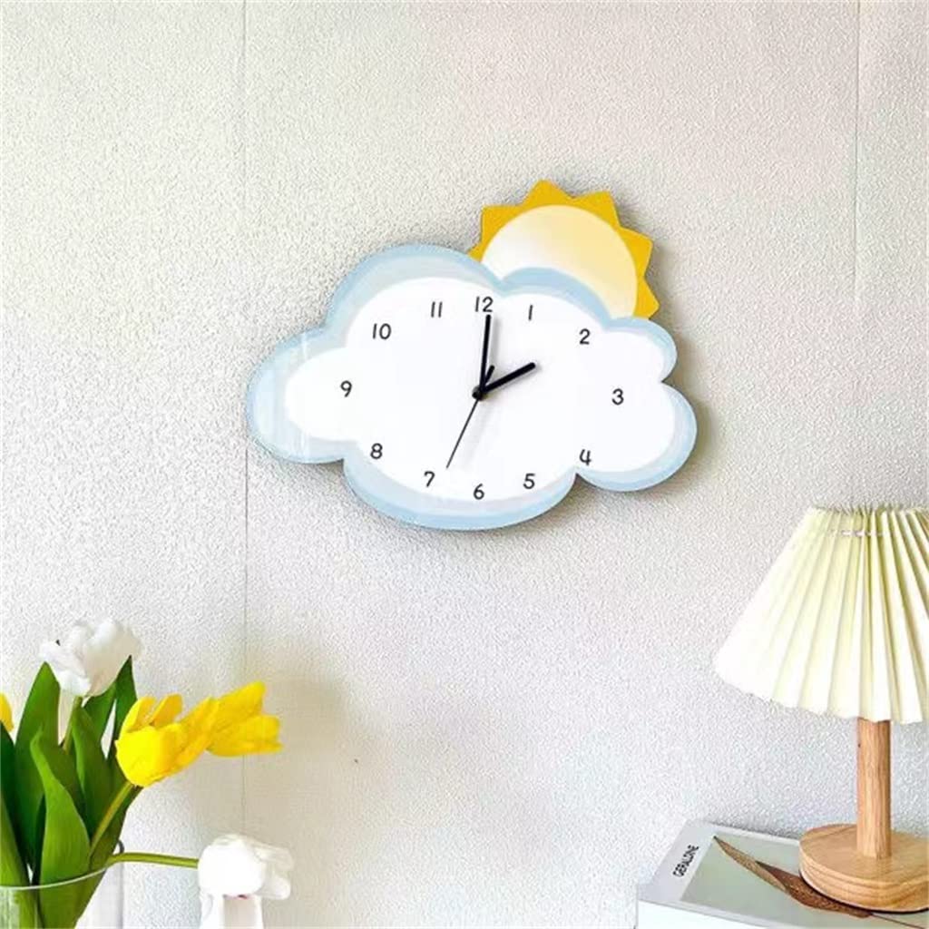 N/A Orologio da parete con design a fumetti, decorazione da parete, personalità, orologio digitale, studio domestico, soggiorno, studio, sala d'arte vision