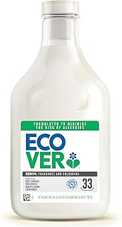 Ecover Zero Weichspüler, für empfindliche Haut und ohne Duftstoffe (1 Liter/33 Waschladungen).