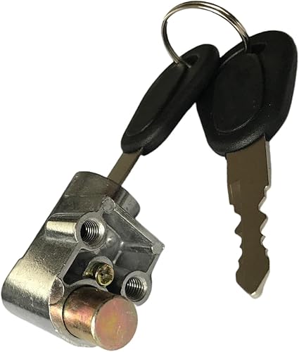 Caja de batería Cerradura de seguridad Cerradura de encendido de motocicleta Accesorios de batería con 2 teclas Electrombile para bicicletas