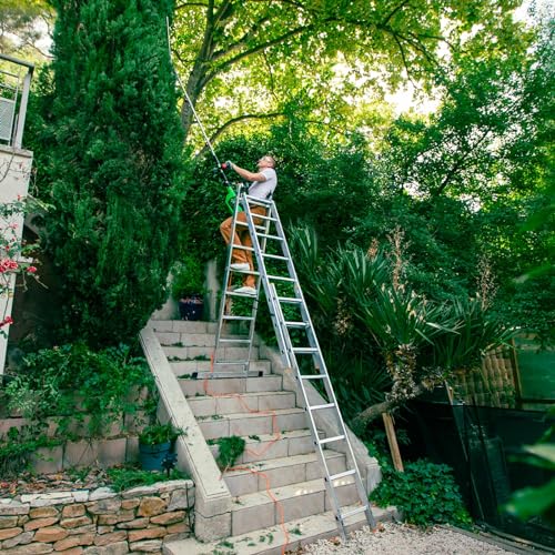 Escalera Transformable 3 Planos StablePro de aluminio con 3x8 peldaños HOSTRÖM extensible 6