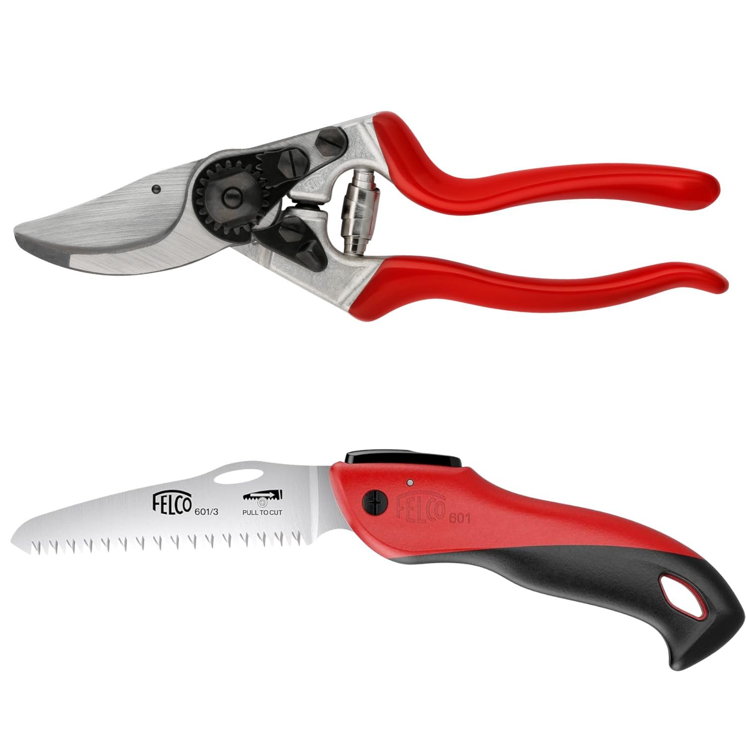 FELCO Kit sécateur FELCO 8 et scie pliante 601, outils essentiels pour un jardinage précis et une coupe de vigne