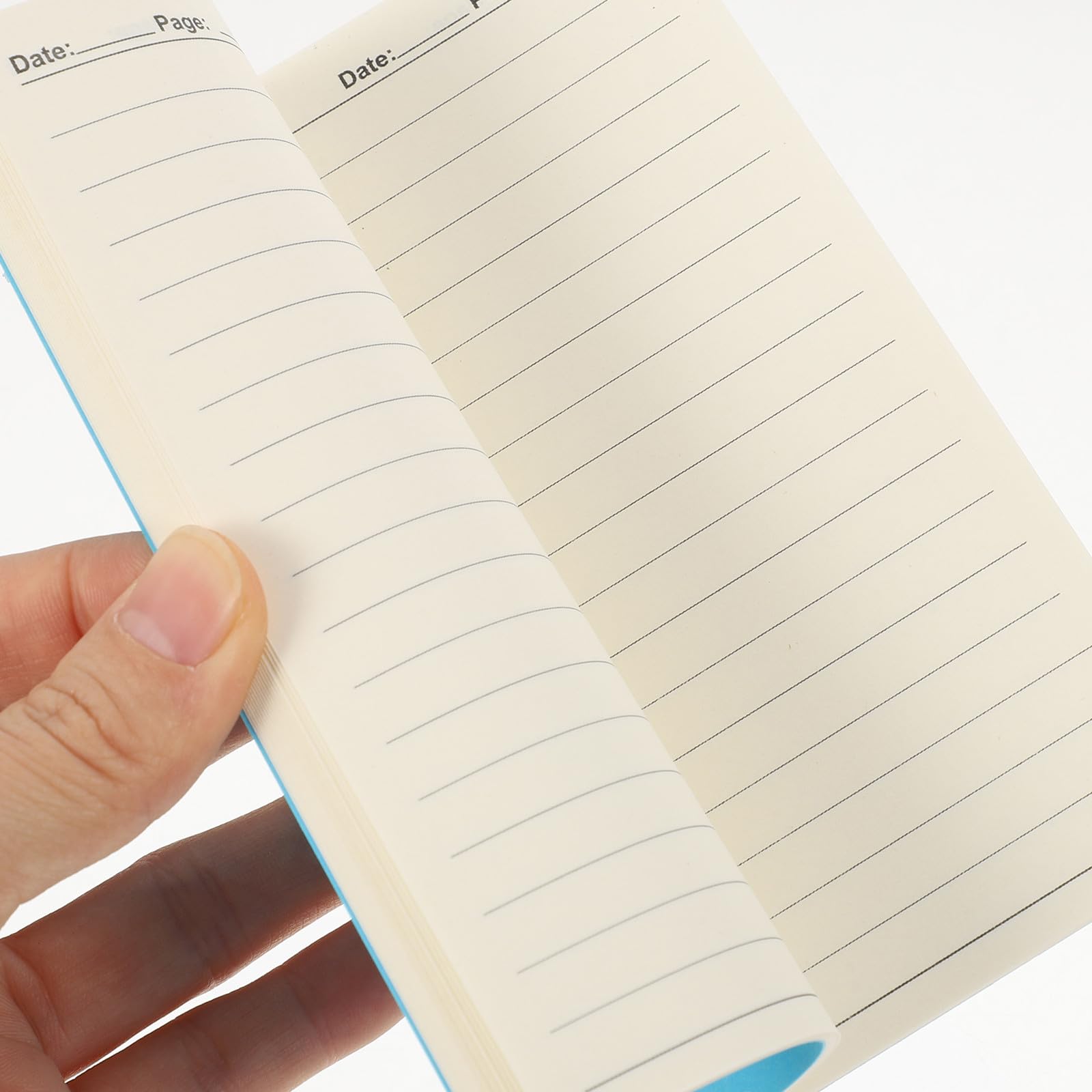 60 Kleine Notizblöcke im Taschenformat A6 aus Papier 30 Blatt Je Heft Leicht und Glatt Schreibend für Büro und Schule