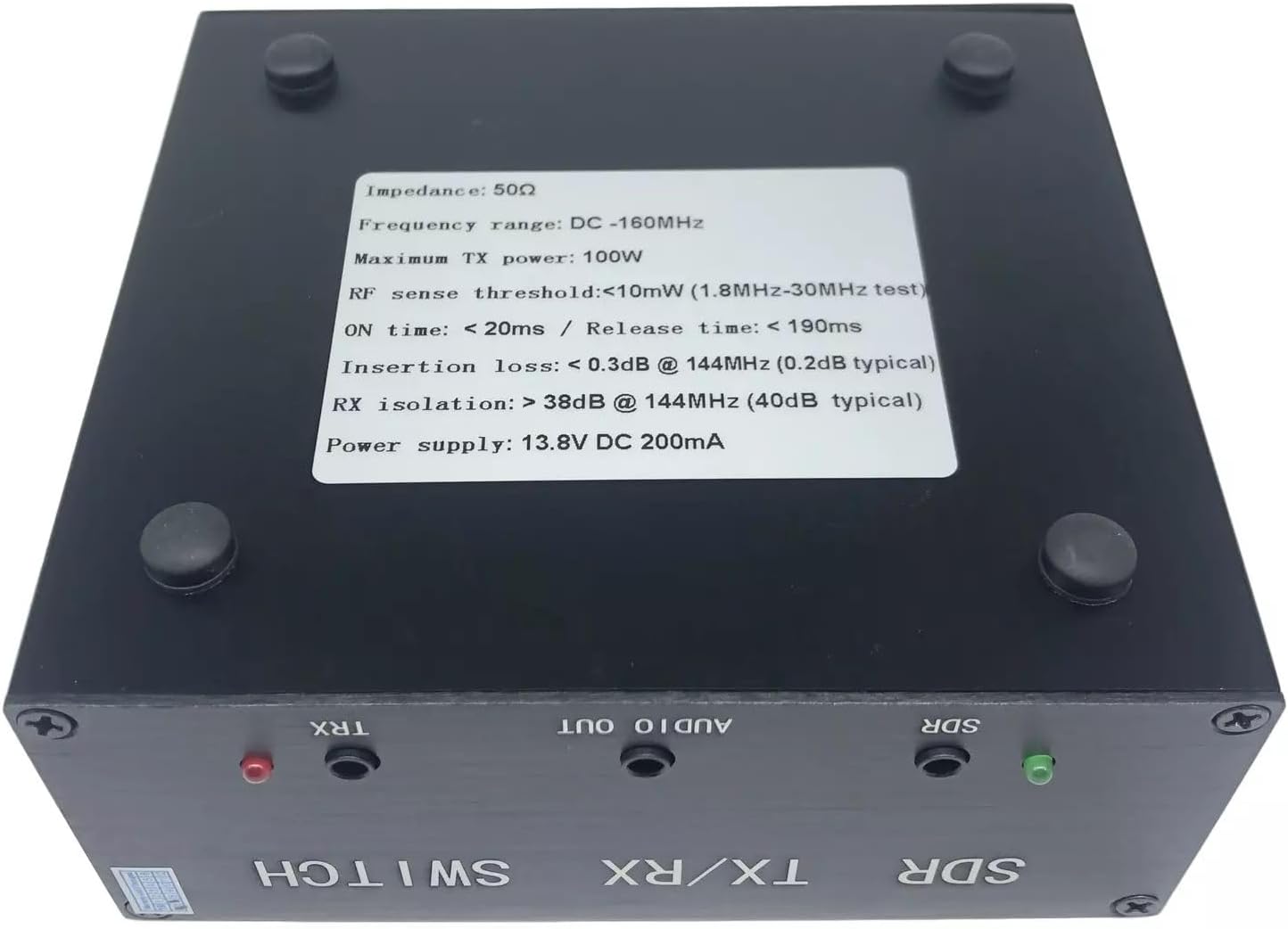 13.8V DC 200mA Antenna Sharer Antenna Sharer SDR Transceiver Switch with Host, Power Cord Parts new