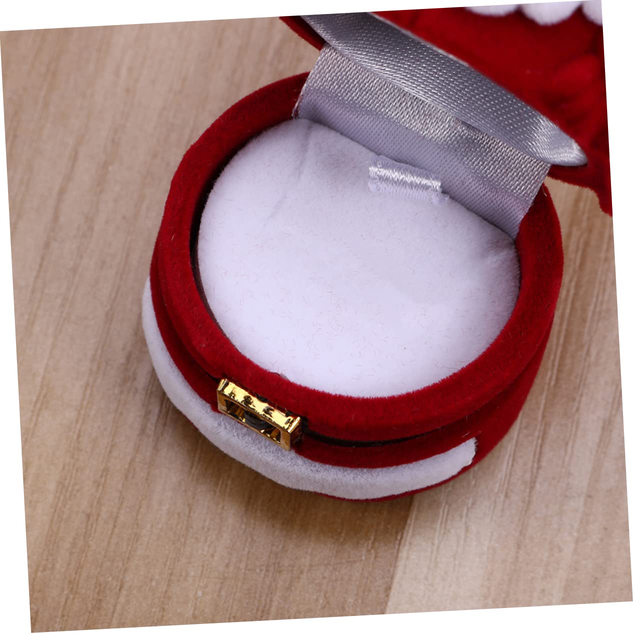 Holibanna 4pezzi Scatola Portaoggetti di Babbo Natale Scatola per Orecchini e Anelli Regalo Elegante Custodia per Regali di Natale Materiale Resistente e Duraturo