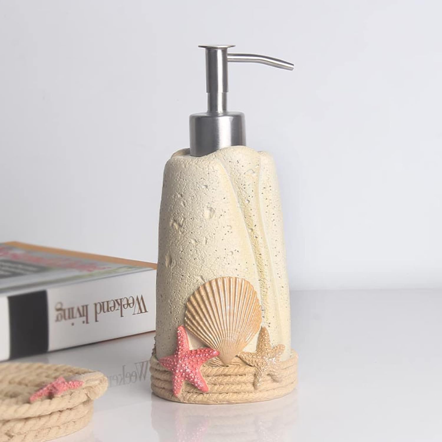 再利用可能 5 個のバスルームアクセサリーセット樹脂ソープディスペンサークリエイティブ形状歯ブラシホルダーマウスウォッシュカップソー