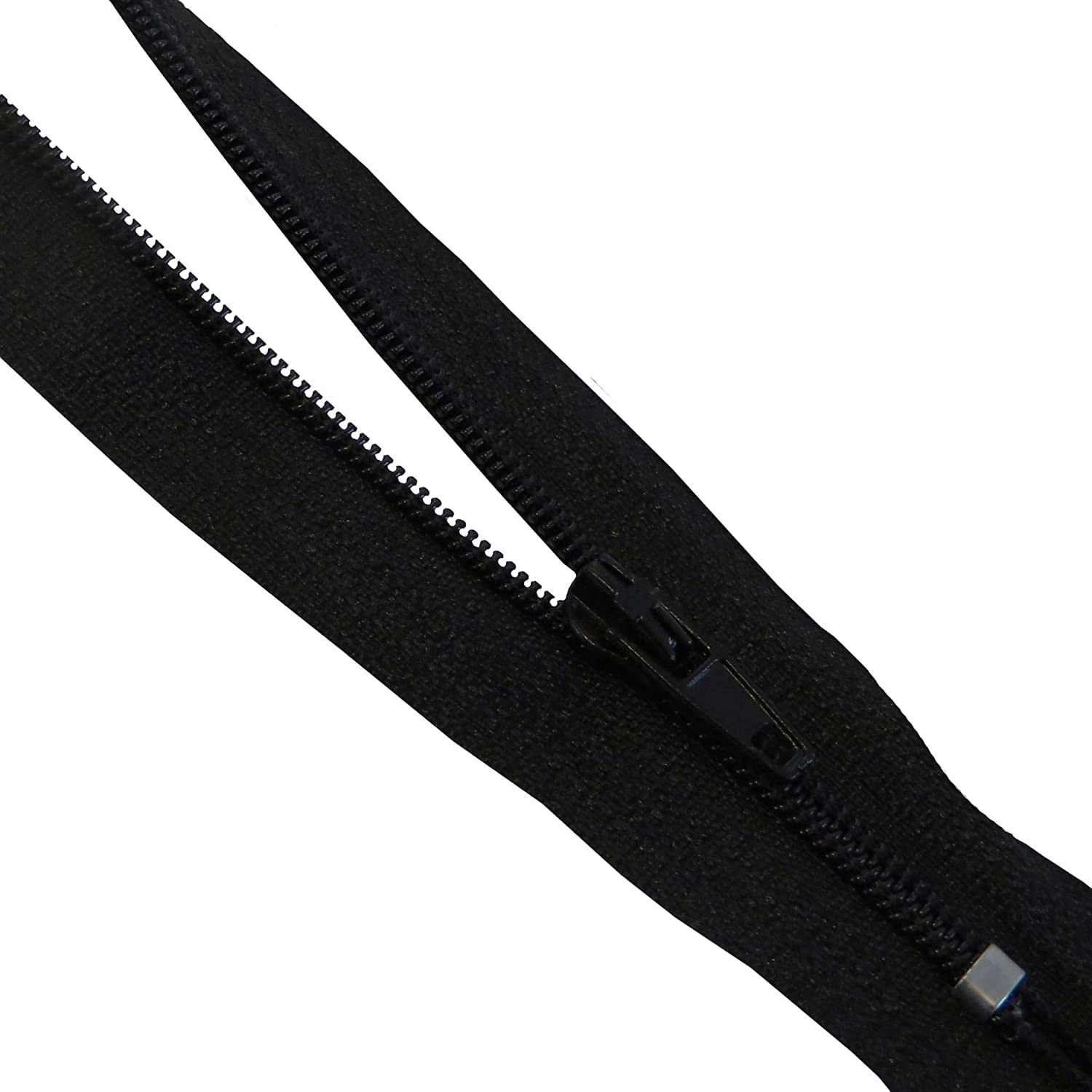 Dreamlover Pack of 10 Nylon Invisible Zippers Close End 6 inches Zip for Tailoring, Stitching, Sewing, Craft, Fashion Designing, DIY (Black) 1