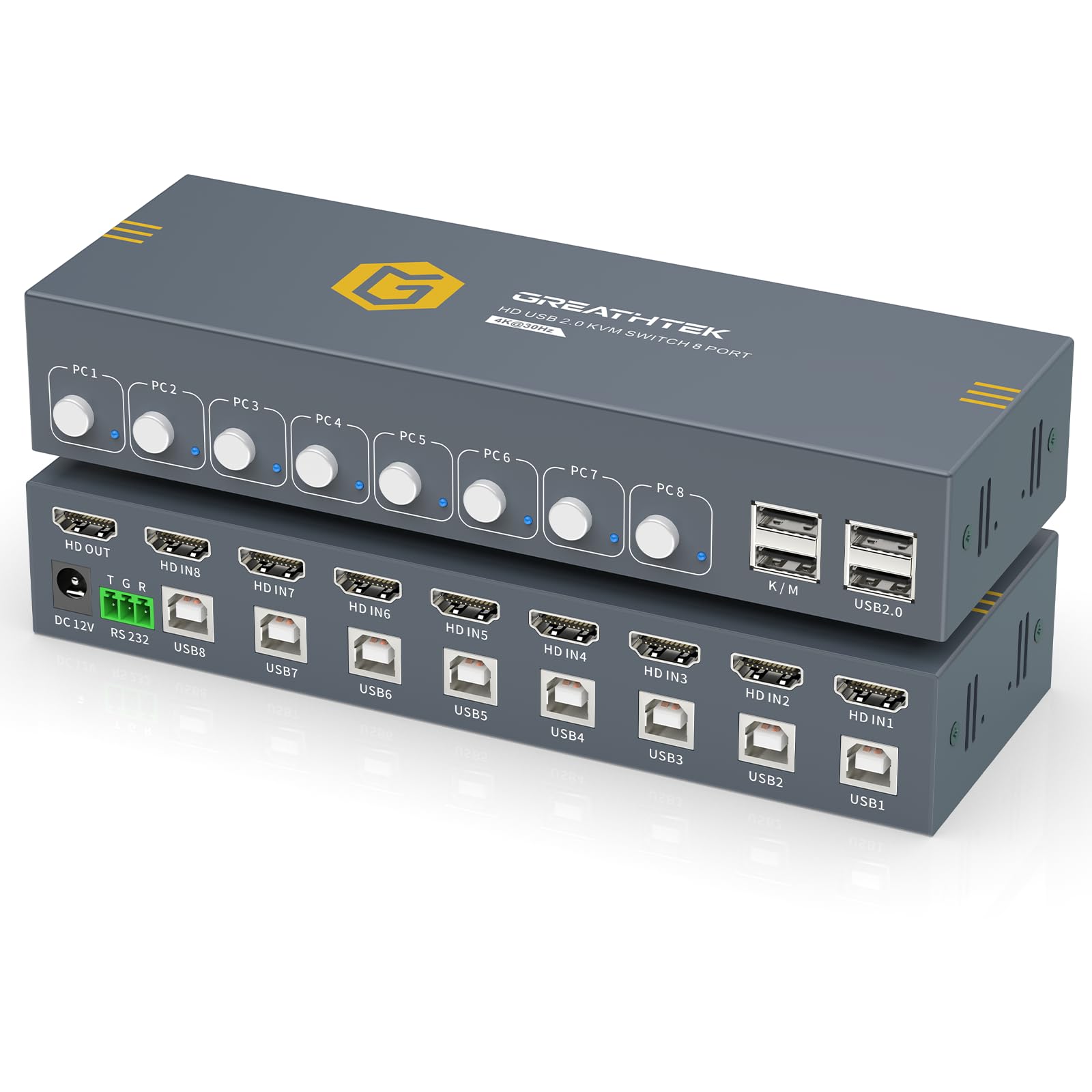 HDMI KVM Switch USB2.0 4K 8入力1出力 Amazon.co.jp: USB2.0 KVMスイッチ HDMI 8入力1出力, 8台のPC
