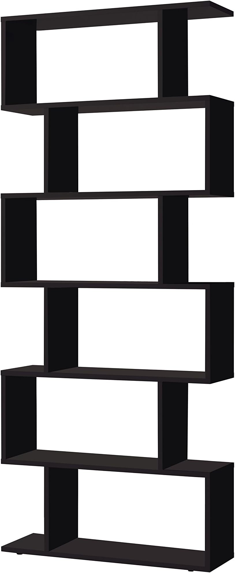 Due-home Ziggy Black Gloss Bookcase by furniturefactor