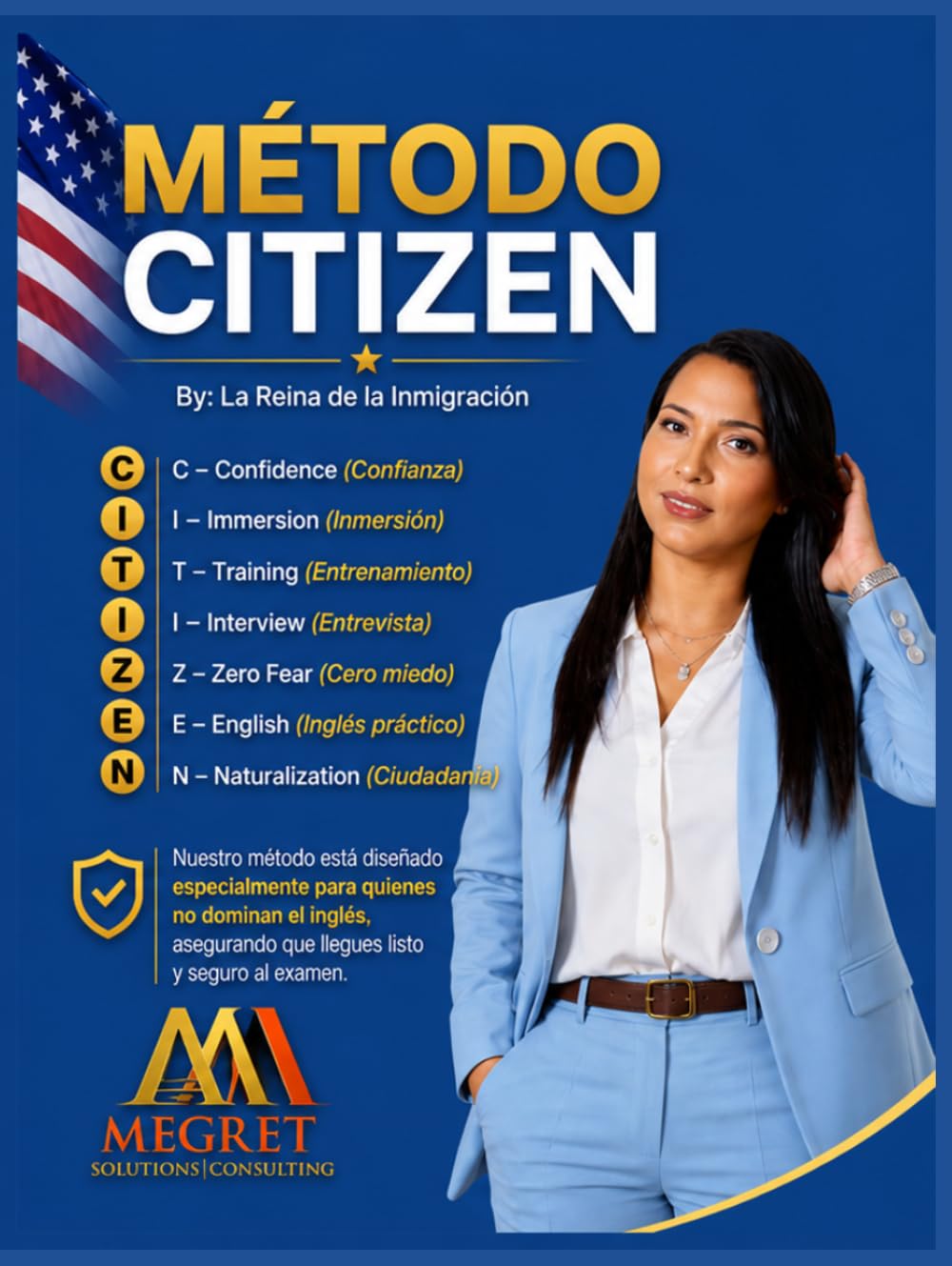 Método Citizen By La Reina de la Inmigración: Método Citizen Para La Ciudadanía 2026 Como Estudiar las 128 Preguntas Nuevas