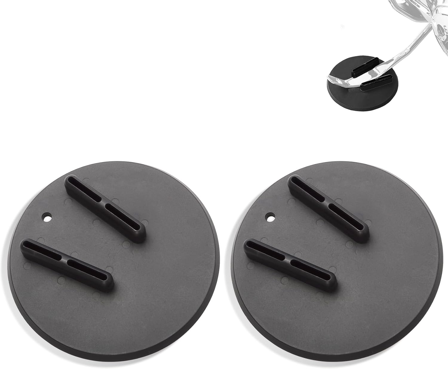 FOVPLUE Jiffy Stand Coasters, Kickstand Pad for Harley all