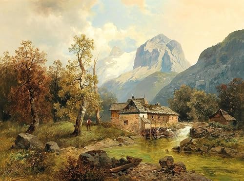 Miniatura 6 de ArtDirect Póster de arte de museo sin marco de 20 x 15 pulgadas, listo para enmarcar por Josef Thoma (Austriaco, 1828-1899)