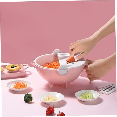 Miniatura 7 de 2 unids cortador de verduras titular de seguridad alimentaria práctico rebanador de alimentos rebanador de frutas soporte plástico soporte de