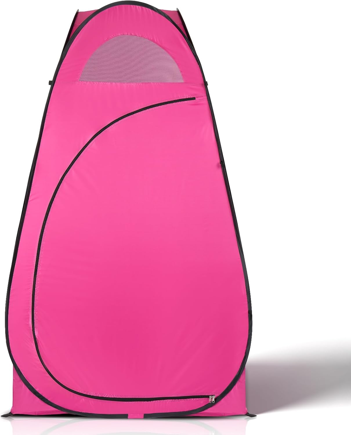 Pop Up Pod - Privacy Shower Tent with Carry Bag, Dressing Room, Instant Portable Toilet Stall for Camping, Beach, or Tailgate (Pink)