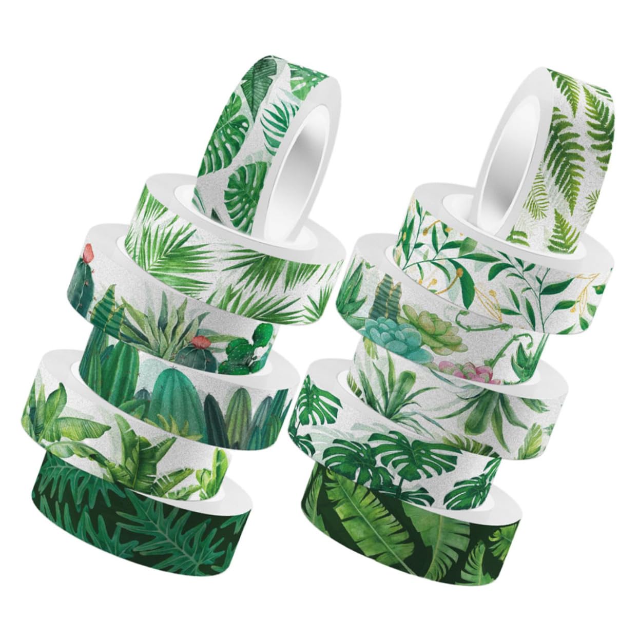 NUOBESTY 36rotoli Washi Tape Decorativo Adesivo Per Scrapbooking e Crafting Design Per e