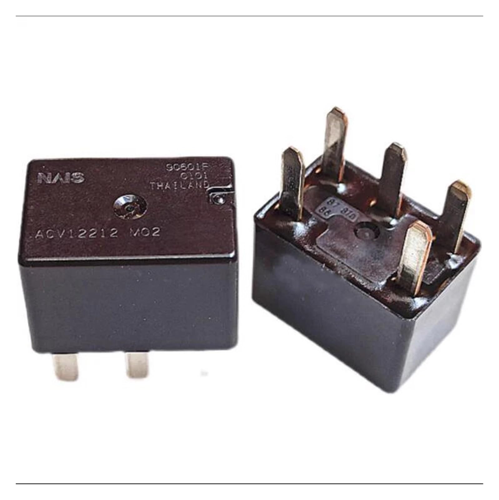 OSHZIKJII Relay ACV12212 M02 12V 12VDC DC12V 12V relay 5PIN/1pcs(5PCS)