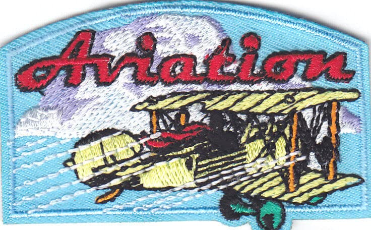 AVIATION Iron On Patch Aircraft Airplanes Flight