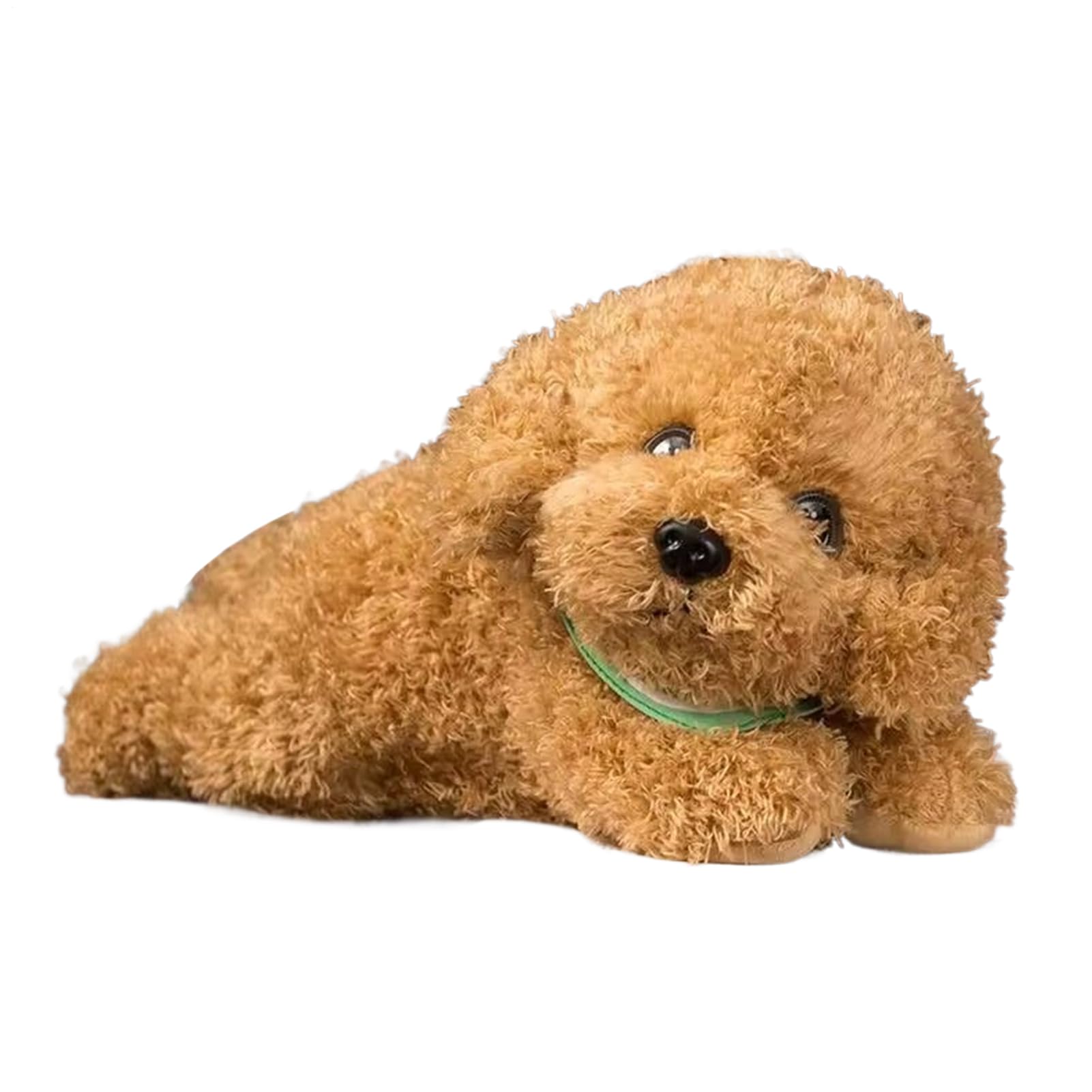 Giocattolo Realistico Per Cani Barboncino Peloso, Morbido PeIuche Realistico, 27 Cm, Cucciolo Di Peluche, Animale Di Peluche Per Cani, Compagno Coccoloso, Per Bambini Adolescenti Adulti Famiglia Natal