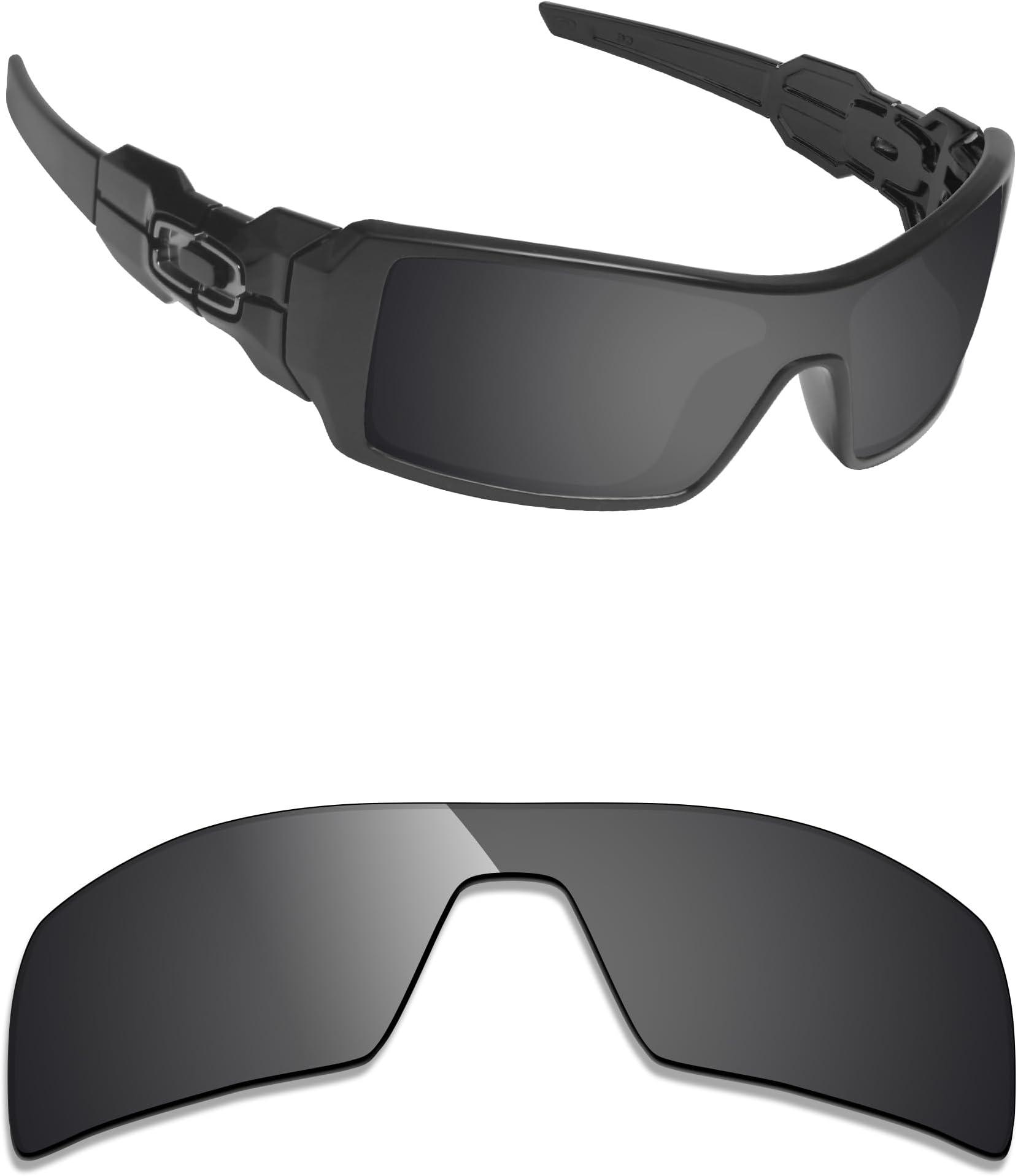 Alphax Polarized Replacement Lenses for Oakley Oil Rig - Multiple Options