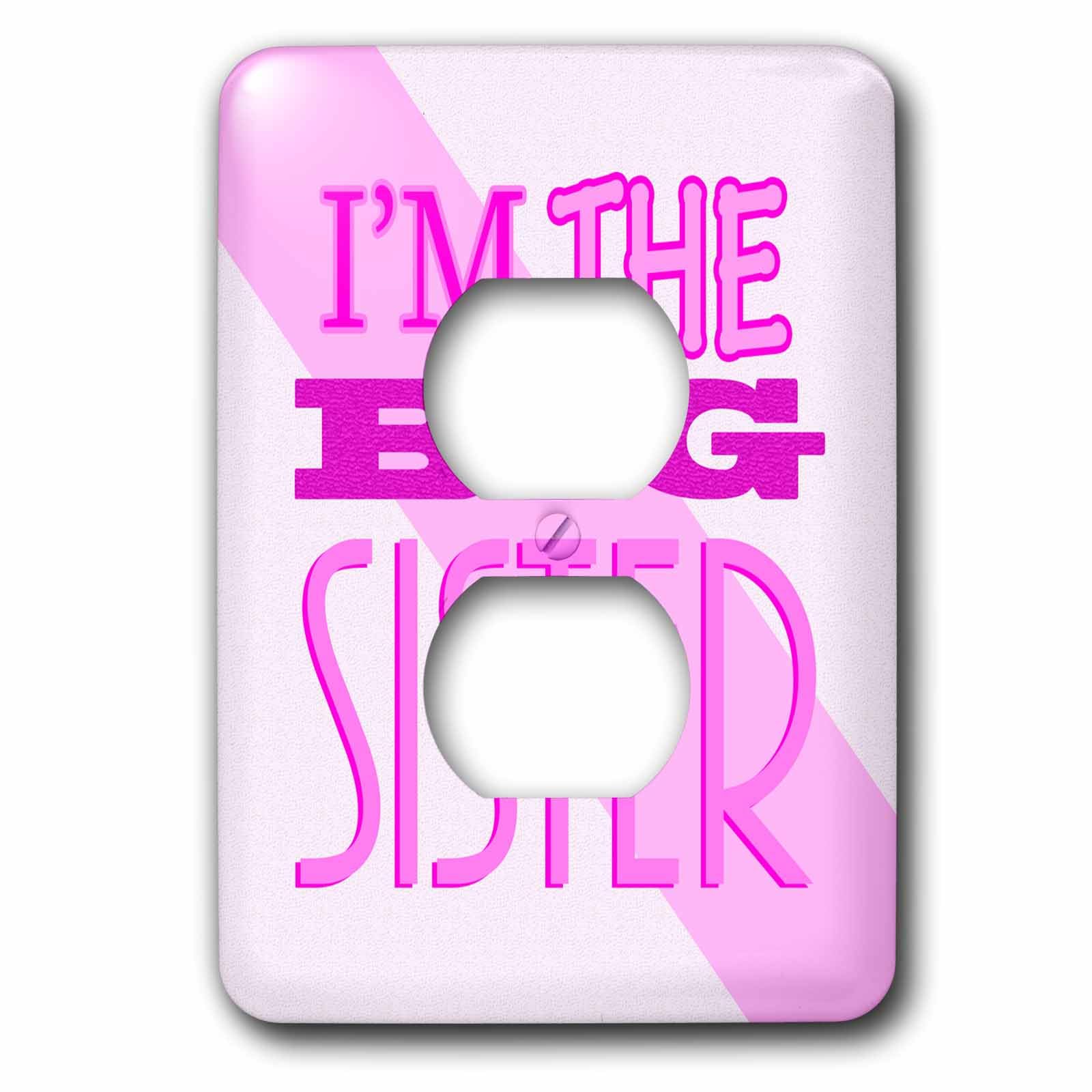 I am The Big Sister Rose double prise au motif floral et durable