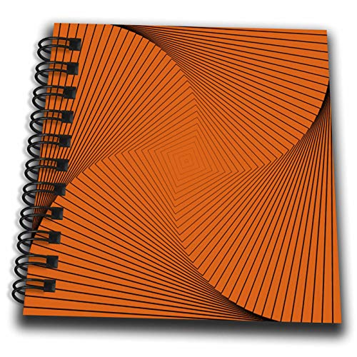Mini bloc-notes Orange Pinwheel idéal pour organiser votre bureau et vos listes de mémos