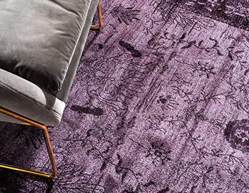 Unique Loom La Jolla Collection Tapete 245x245 cm Violeta miniatura 5